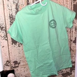 Puppie love mint green tee, size Womens small